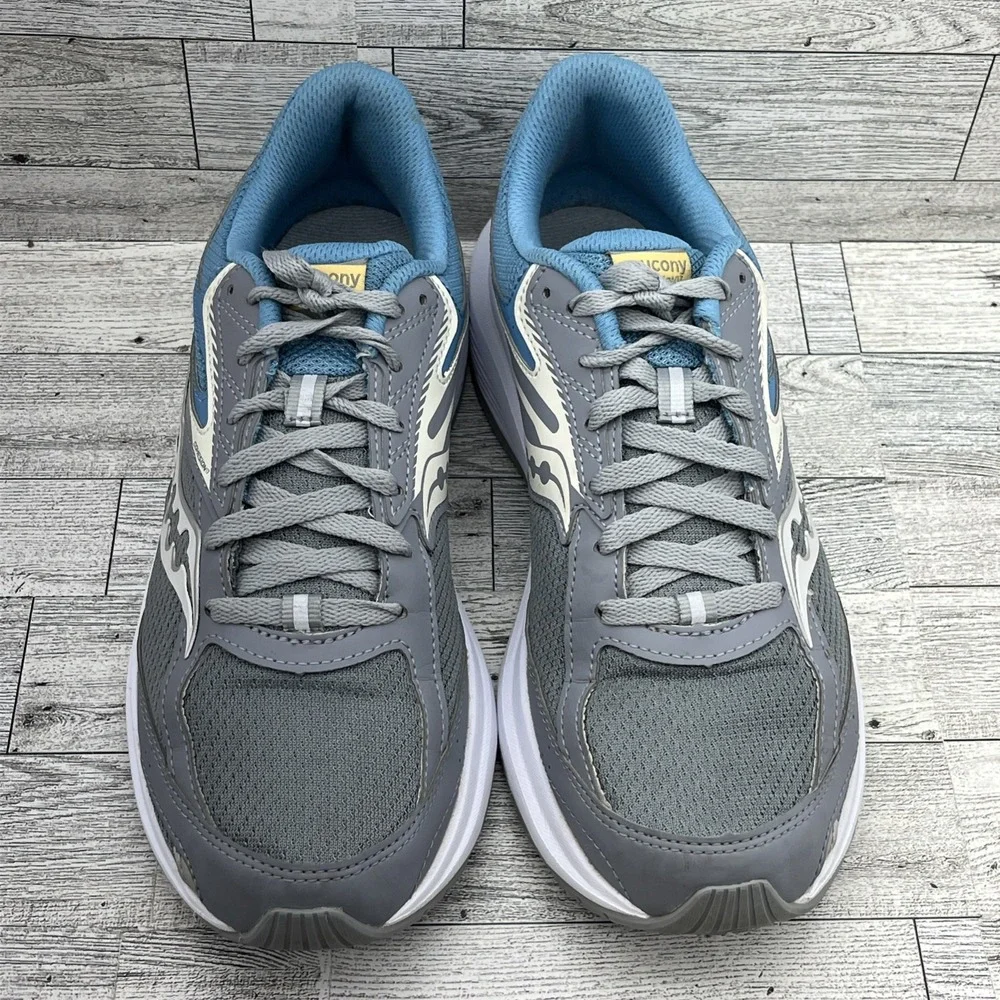 Saucony Cohesion 17 Gray Blue‎ Running Shoes S10943-102 Women Size 9.5